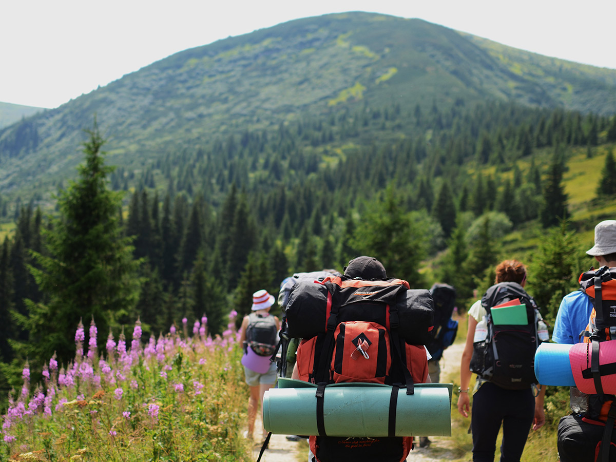 Friends Hiking